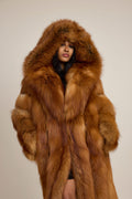Women's Linda Fox Trench Coat [Red Fox]