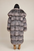 Women's Sky Fox Trench Coat [Silver]
