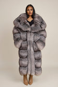 Women's Sky Fox Trench Coat [Silver]