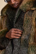 Men's Enzo Fox Fur Bomber [Green Frost]