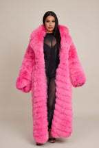 Women's Sydney Fox Trench Coat [Pink]