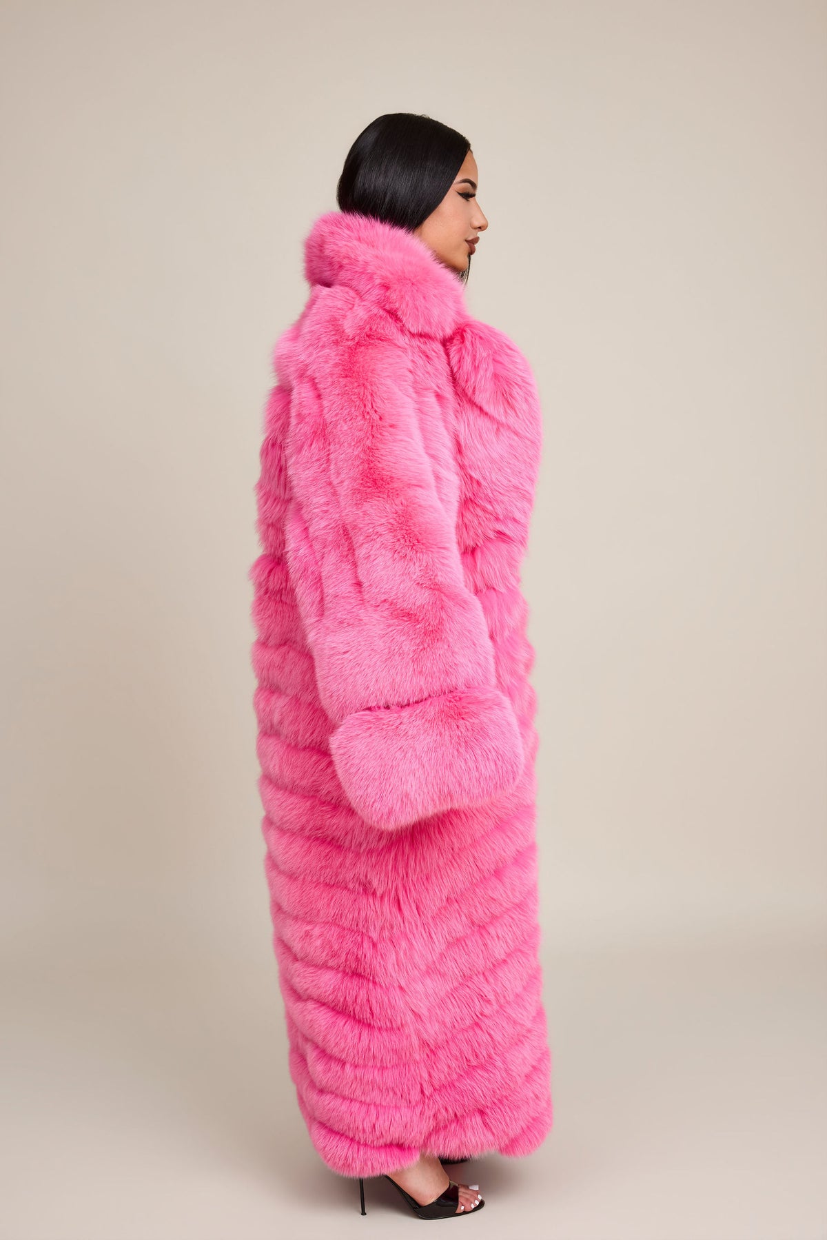 Women's Sydney Fox Trench Coat [Pink]