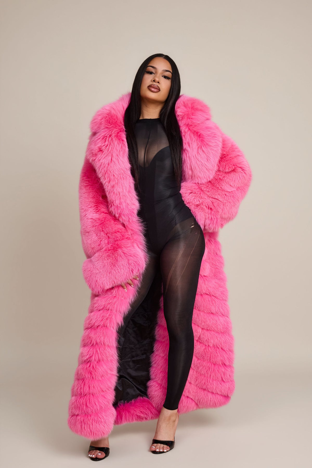 Women's Sydney Fox Trench Coat [Pink]