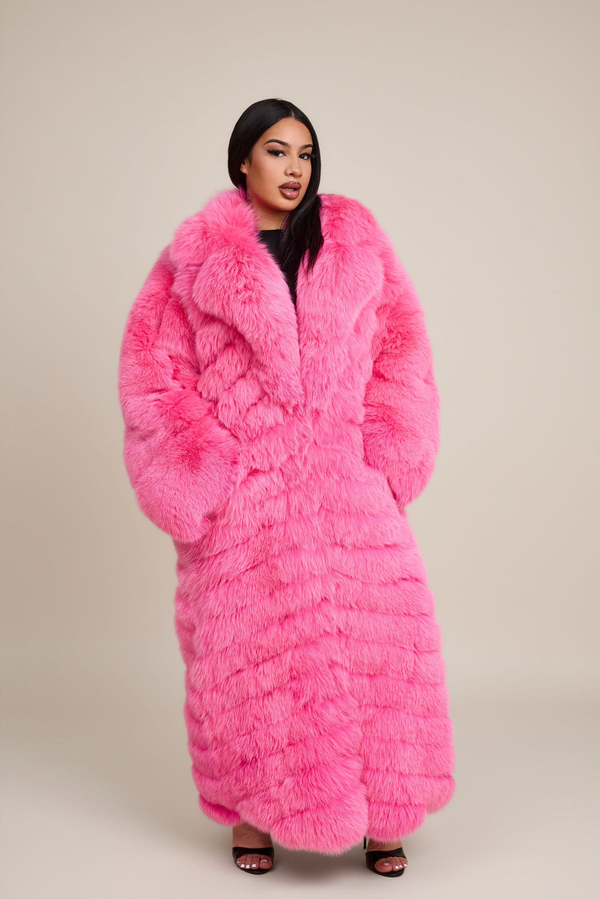 Women's Sydney Fox Trench Coat [Pink]