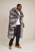 Men's Will Fox Trench Coat [Silver]