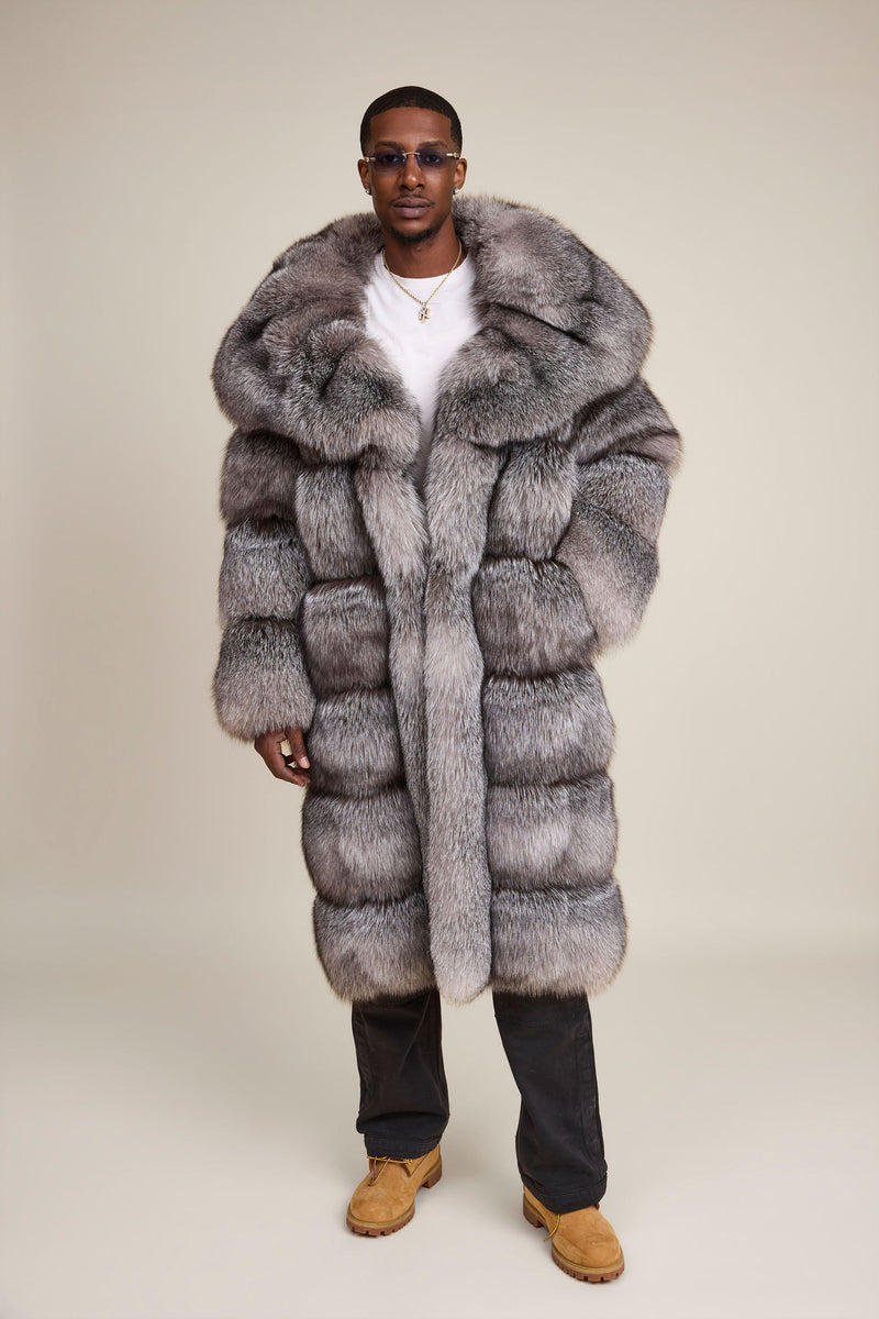 Men's Will Fox Trench Coat [Silver]