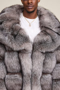 Men's Will Fox Trench Coat [Silver]