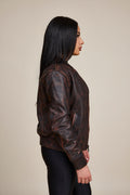 Women's BB Leather Jacket [Copper]