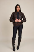 Women's BB Leather Jacket [Copper]