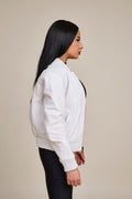 Women's BB Leather Jacket [White]