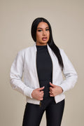 Women's BB Leather Jacket [White]