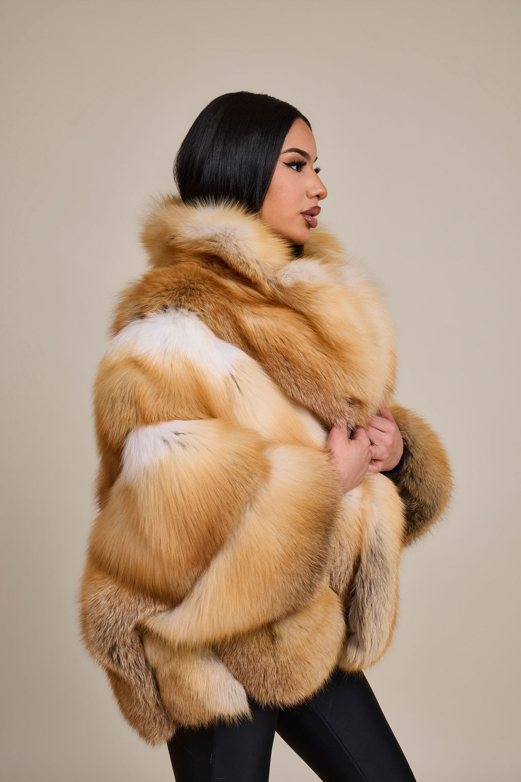 Women's Devika Fox Poncho [Golden Island]