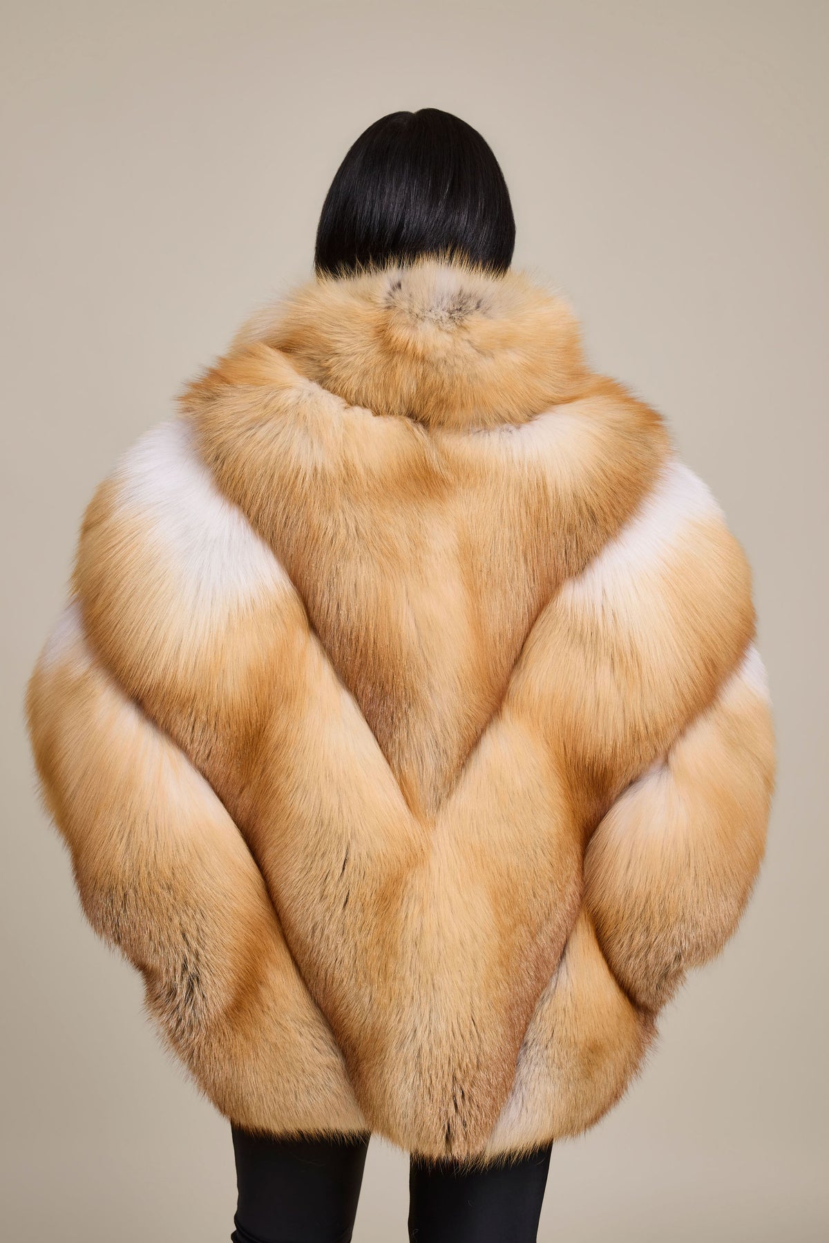 Women's Devika Fox Poncho [Golden Island]
