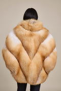 Women's Devika Fox Poncho [Golden Island]