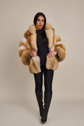 Women's Devika Fox Poncho [Golden Island]