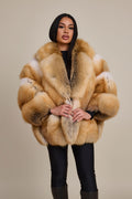 Women's Devika Fox Poncho [Golden Island]