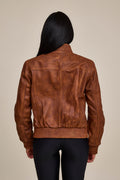 Women's BB Leather Jacket [Caramel Crunch]