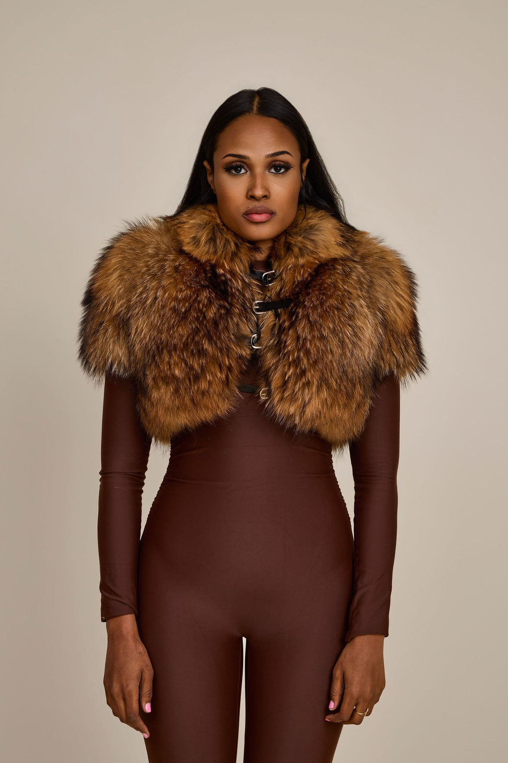 Women's Mariah Raccoon Fur Bolero