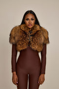 Women's Mariah Raccoon Fur Bolero