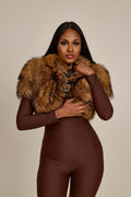 Women's Mariah Raccoon Fur Bolero