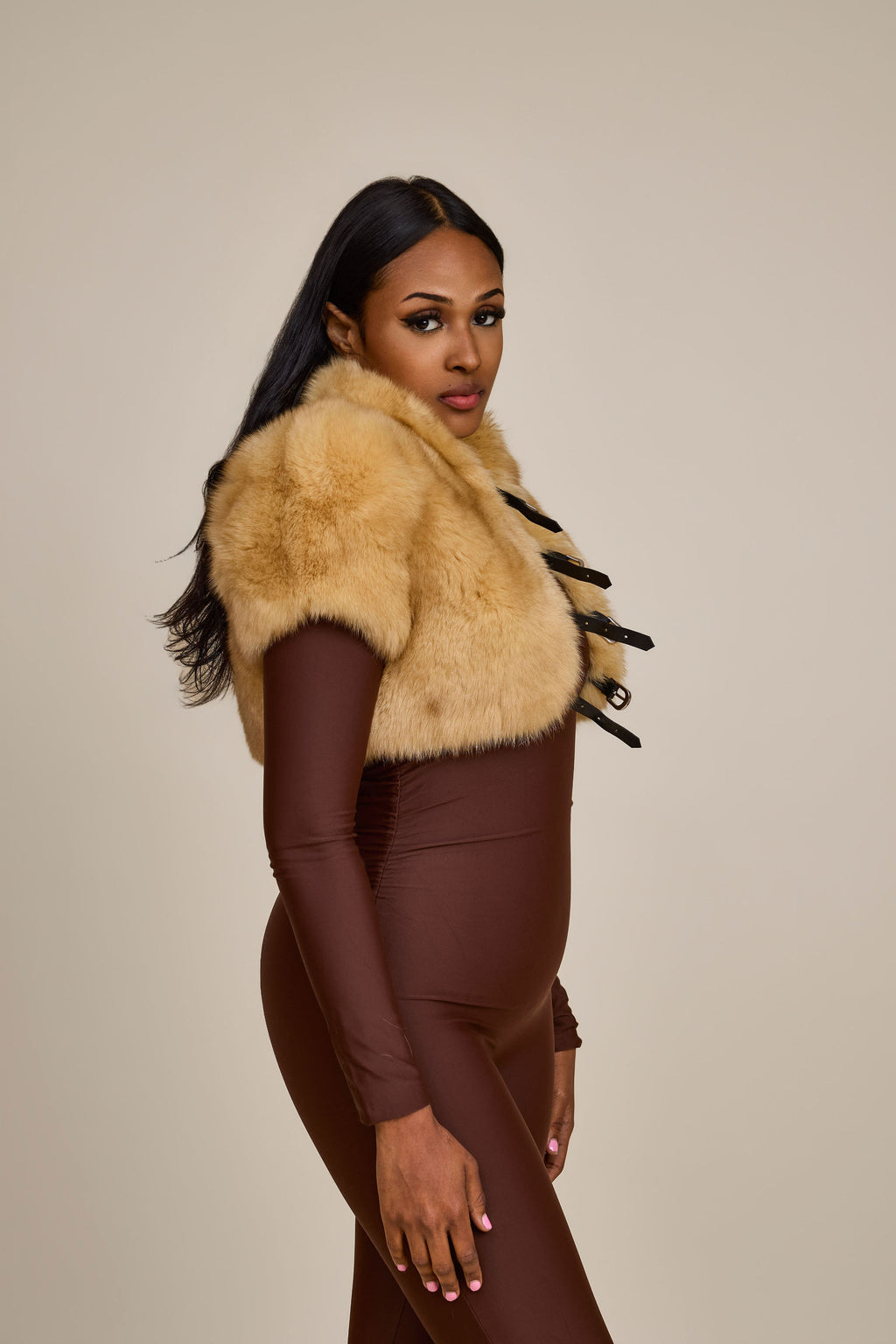 Women's Mariah Fox Fur Bolero