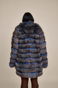 Women's Ashley Convertible Fox Coat [Blue Frost]