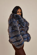 Women's Ashley Convertible Fox Coat [Blue Frost]