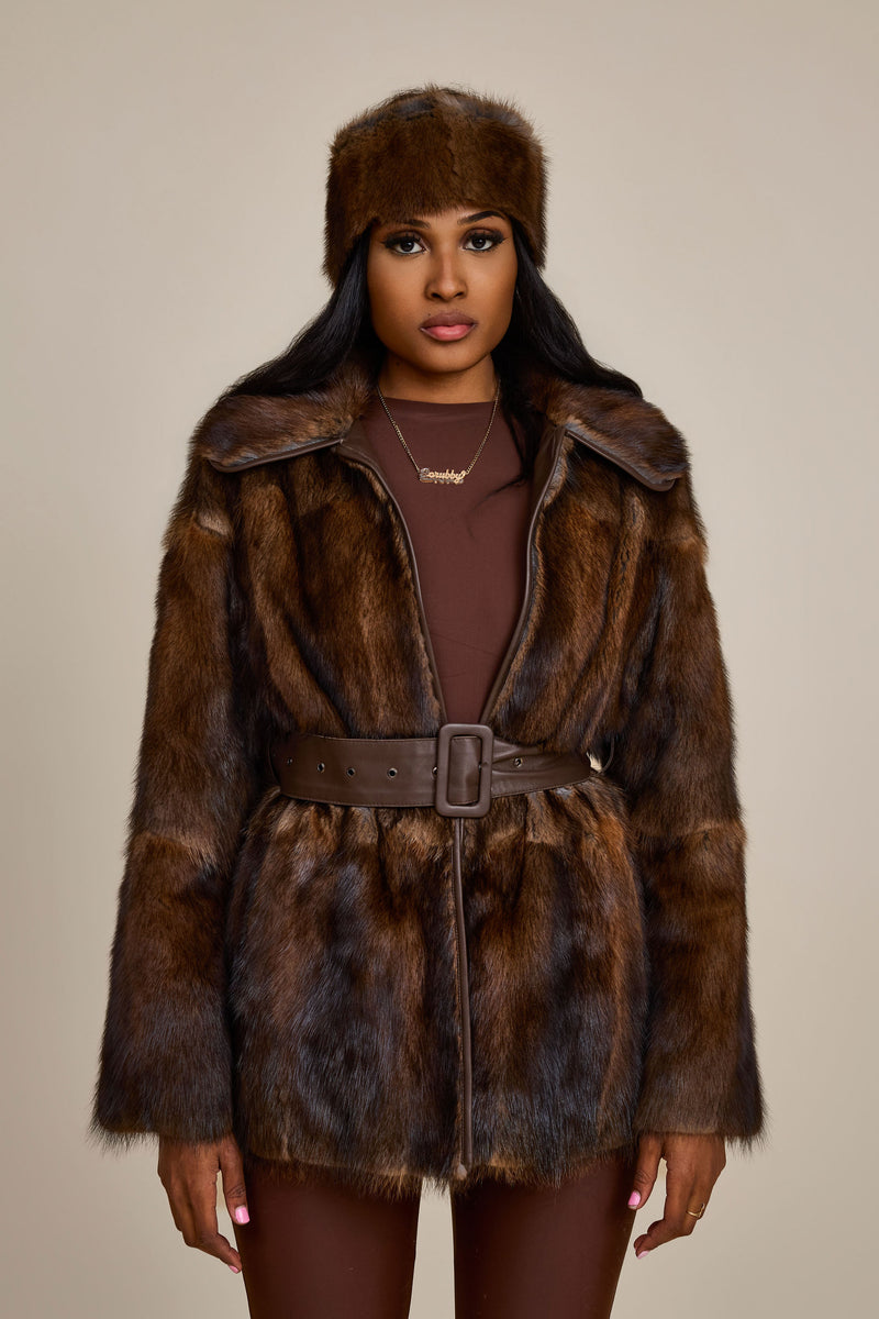 Women's Peggy Mink Coat [Natural]