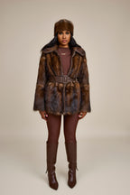 Women's Peggy Mink Coat [Natural]