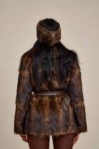 Women's Peggy Mink Coat [Natural]