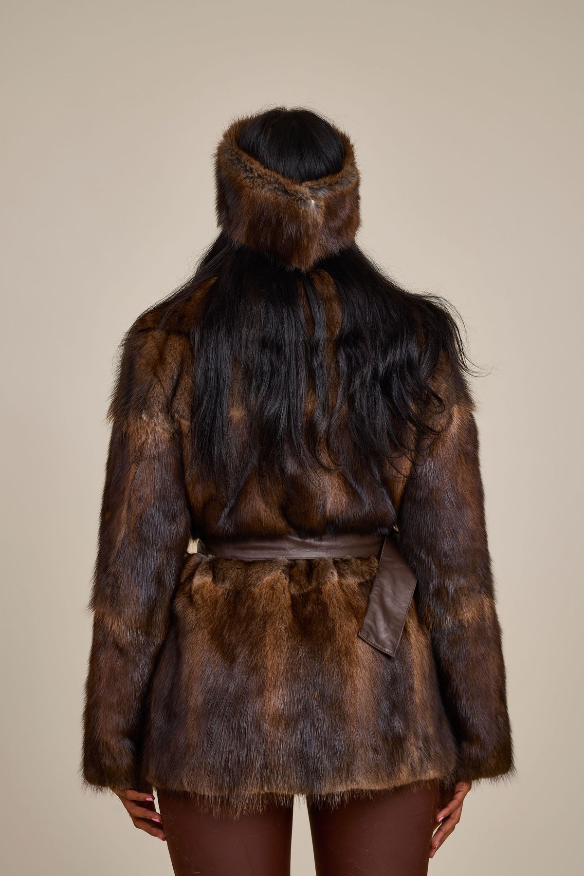 Women's Peggy Mink Coat [Natural]