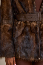 Women's Peggy Mink Coat [Natural]