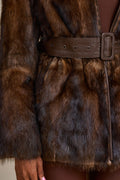 Women's Peggy Mink Coat [Natural]
