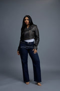 Women's Slim-Fit Classic Crop Biker [Copper]