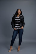 Women's Leather With Chinchilla Rex Combo