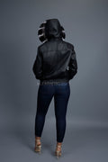 Women's Leather With Chinchilla Rex Combo