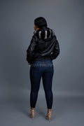 Women's Leather With Chinchilla Rex Combo