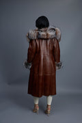 Women’s Margo Shearling Sheepskin Jacket With Fox
