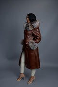 Women’s Margo Shearling Sheepskin Jacket With Fox