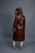 Women’s Margo Shearling Sheepskin Jacket With Fox
