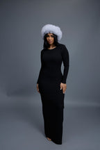 Women's Natalia Leather And Fox Russian Hat [White]