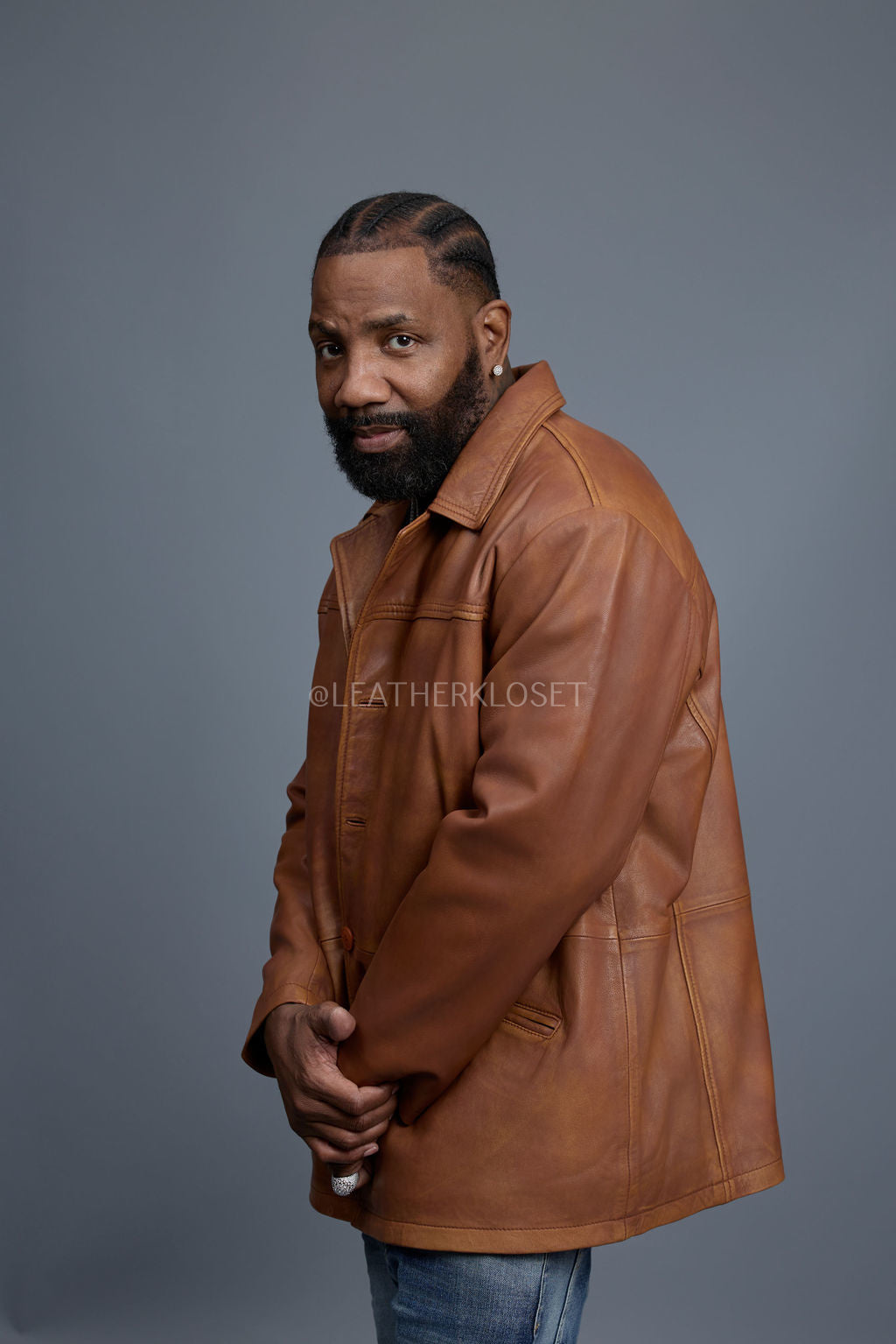 Men's Brando Leather Jacket [Caramel Crunch]