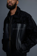 Men's Leather & Persian Lamb Combo 2.0 [Black]