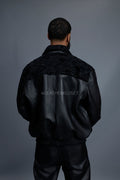 Men's Leather & Persian Lamb Combo 2.0 [Black]