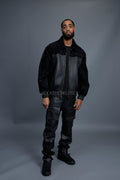 Men's Leather & Persian Lamb Combo 2.0 [Black]