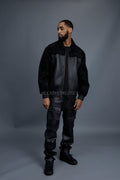 Men's Leather & Persian Lamb Combo 2.0 [Black]