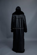 Women's Maxi Shearling With Fox Collar [Black]