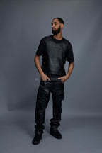 Men's Leather Vegas Vest [Black]