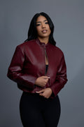 Women’s Pony & Leather Biker Jacket