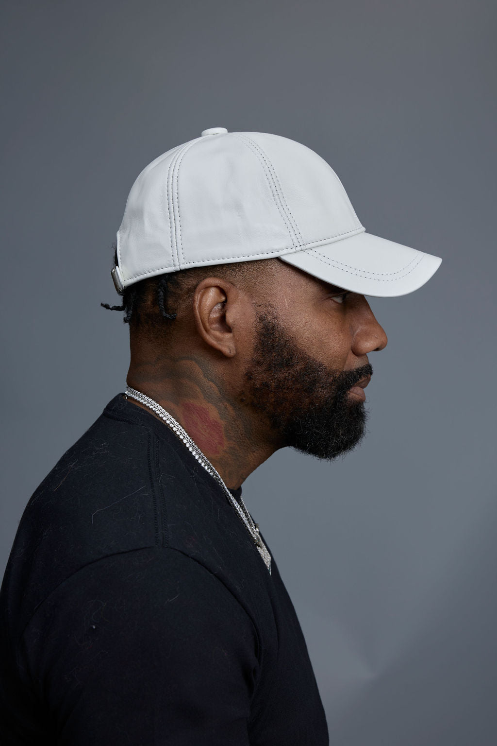 Leather Baseball Cap